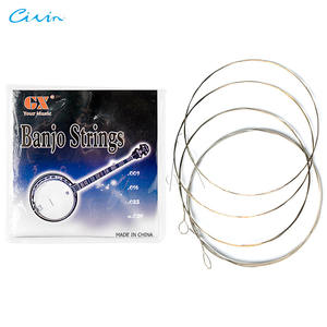 จัดส่งรวดเร็ว คุณภาพระดับมืออาชีพ ทนทาน จำหน่ายจำนวนมาก เครื่องดนตรีแบนโจ 4 สาย ทำจากเหล็กผสมนิกเกิล 9-30 - Product Image 1