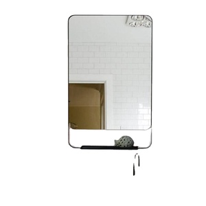 Su misura In Metallo <span class=keywords><strong>Con</strong></span> Cornice <span class=keywords><strong>Specchio</strong></span> Illuminato di Lusso Rettangolo di Ospitalità Bagno LED <span class=keywords><strong>Specchio</strong></span> <span class=keywords><strong>con</strong></span> <span class=keywords><strong>Mensola</strong></span> - Product Image 1