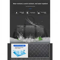 Nouveau sac de voyage d'affaires en PU, tendance, grande capacité, sac à main pour courtes distances, sac à dos, sacs à bandoulière personnalisés imperméables
