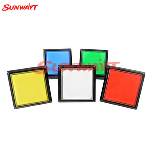 Botones LED Iluminados Cuadrados Grandes de 51*51mm, Botón Pulsador para Accesorios de Juego, Botón de Juego de 5V/12V, Botones de Plástico para Arcade - Product Image 2