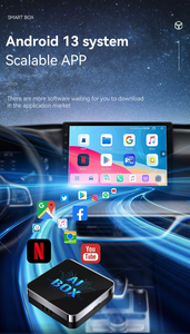Adaptador Inalámbrico Carplay A11S, Caja AI con USB, <span class=keywords><strong>Bluetooth</strong></span>, Android 13, Carplay Inalámbrico Inteligente Universal para <span class=keywords><strong>Audi</strong></span> A4L 2017-2024 - Product Image 5