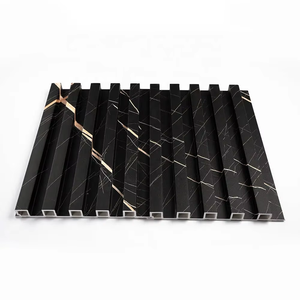 Panel de Pared WPC Ecológico, Moderno, Ignífugo, con Patrón Damasco, Impermeable, Duradero, Encastrable, para Decoración Interior de Apartamentos - Product Image 3