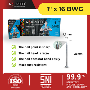 Grapas de Acero Pulido de Alta Resistencia con Cabeza Antideslizante para Estructuras de Madera y Terrazas - Product Image 2