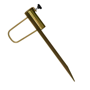 Moderno Supporto per Ombrellone da Spiaggia in Ferro da 42 cm per Arredamento Esterno in Spiaggia, Parco, Hotel con Telaio in Acciaio - Product Image 1