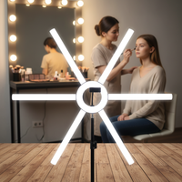 Kit d'éclairage vidéo à anneau LED Simock 90W à intensité variable avec barres lumineuses détachables pour l'éclairage photographique ou la diffusion en direct sur YouTube