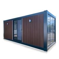 Magasin mobile extensible en promotion, conteneur contemporain de 10ft et 20ft, bar et café pop-up, et magasin de proximité modulaire et mobile