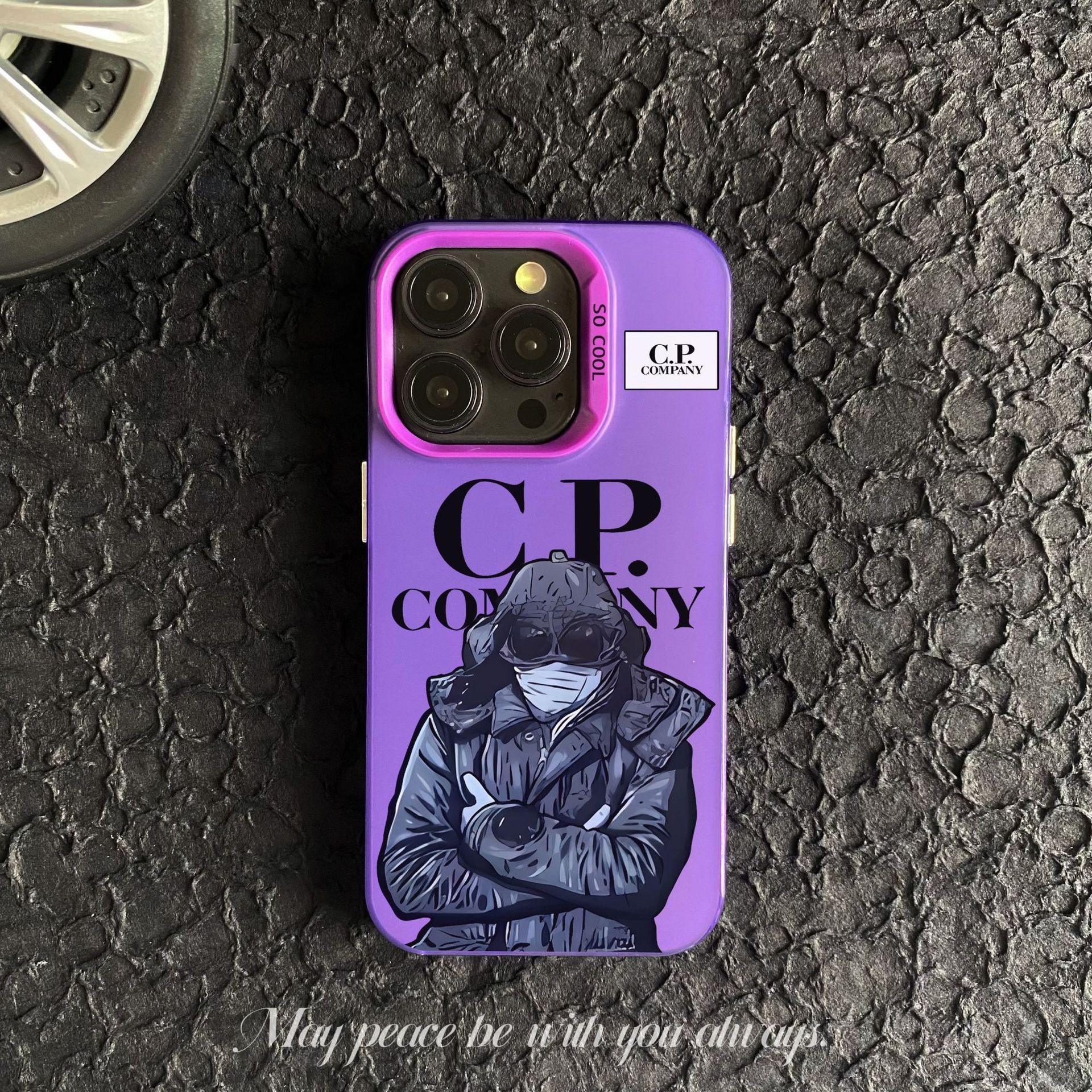 Purple cool man