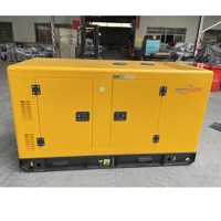 Générateur diesel silencieux à châssis ouvert triphasé Citylion 12KW-40KW, démarrage à distance, démarrage automatique, ATS, 50/60Hz, 230V/480V, refroidissement par eau, télécommande