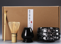 Portable 100 broches japonais Matcha cérémonie démarreur ensemble bambou fouet et bâtons de thé Matcha thé infuseur Kit