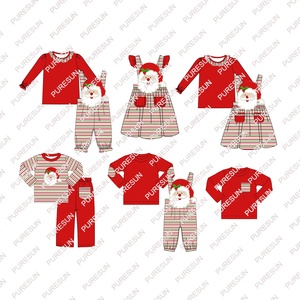 Puresun all'ingrosso vestiti per ragazze di natale di fascia alta Santa applique toddler girl outfit vestiti invernali personalizzati per <span class=keywords><strong>bambina</strong></span> - Product Image 1