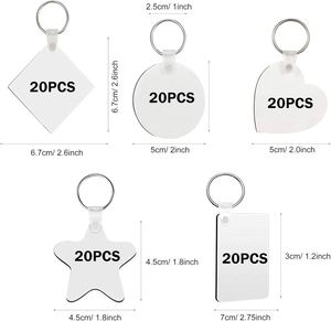 Porte-clés publicitaire personnalisé en métal, cadeau promotionnel léger, impression par transfert thermique, souvenir de luxe, porte-clés en alliage de zinc avec logo - Product Image 3
