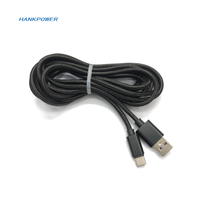 Câble de charge USB tressé en nylon pour PS5 Playstation 5 1/2/3M pour cordon de câble de chargeur de charge de contrôleur PS5