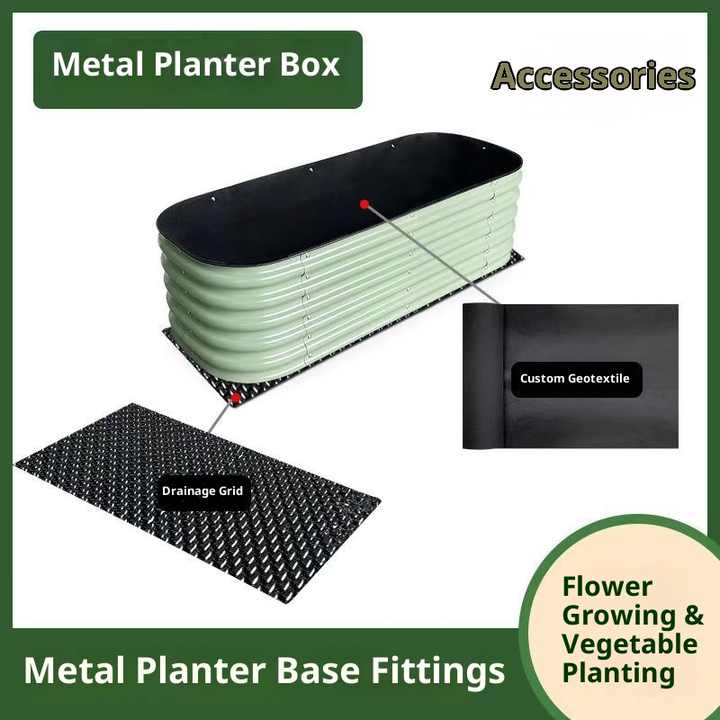 Modern Eco-friendly Cast Iron Metal Planting Box Geotextile Root ...