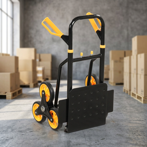 Carrello con Manico Telescopico, Capacità 350 Libbre, Saliscale per Carrelli e Trolley - Product Image 3