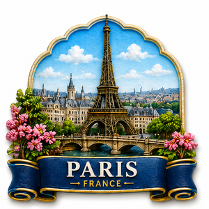 Imán de Resina 3D Moderno para Refrigerador, Colección de Lugares Emblemáticos de Ciudades: París, Viena, Praga, Budapest, Venecia, <span class=keywords><strong>Barcelona</strong></span> - Product Image 2