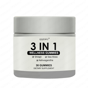 3 in 1 Wellness Gummies <strong>Honey</strong> Flavor Himalayan Shilajit Resin Gummy Supplement Boost Energy 3 in 1 Health 30 Gummies - Product Image 1