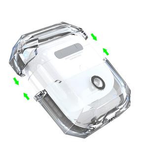 Funda transparente Compatible con AirPods 1/<span class=keywords><strong>2</strong></span>, cubierta a prueba de golpes con cordón para AirPods Pro 3/<span class=keywords><strong>2</strong></span>/1st - Product Image 3