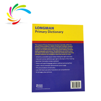 Fournisseur chinois Nouveauté Prix promotionnel d'usine Dictionnaire anglais à couverture souple pour étudiants Dictionnaire primaire Longman