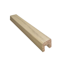 Marche d'escalier personnalisée avec montants carrés, accessoires de garde-corps en verre, design moderne, directement de l'usine chinoise