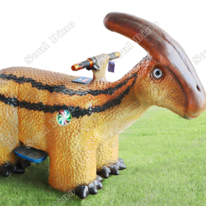 Khủng Long Hoạt Hình Cho Trẻ Em Đi Xe Công Viên Giải Trí Cưỡi Khủng Long Chạy Bằng Đồng Xu Cho Trẻ Em - Product Image 2