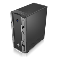 Boîtier d'ordinateur PC personnalisé OEM d'usine, boîtiers et tours de jeu ATX, boîtier de serveur PC avec ventilateurs RVB pour ordinateur de bureau