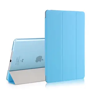 Untuk iPad 9.7 2018 2017 Case Magnetik PU Kulit Stand Smart Cover untuk iPad 5 6 Air 1 2 5th 6th Generasi dengan Auto Sleep/Wake