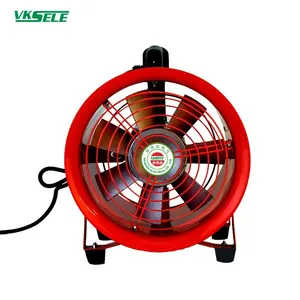 WKS2.5-2P 0.37KW 2100 M3/h AC220V China National Standard Plug Portable Axial Flow Industrial Exhaust Air Blower Fan