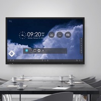 Tableau blanc interactif intelligent à écran tactile de classe, version économique, Android 3 Go + 32 Go, 65, 75, 86 pouces
