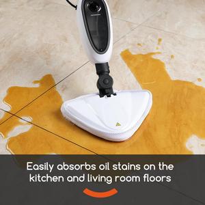 Mopa con Accesorios, Calentamiento Rápido en 20s, Vaporizador de Pisos Ligero para Cocina, Sala de Estar, Pisos de Madera, Azulejos, Alfombras, Limpieza del Hogar - Product Image 3
