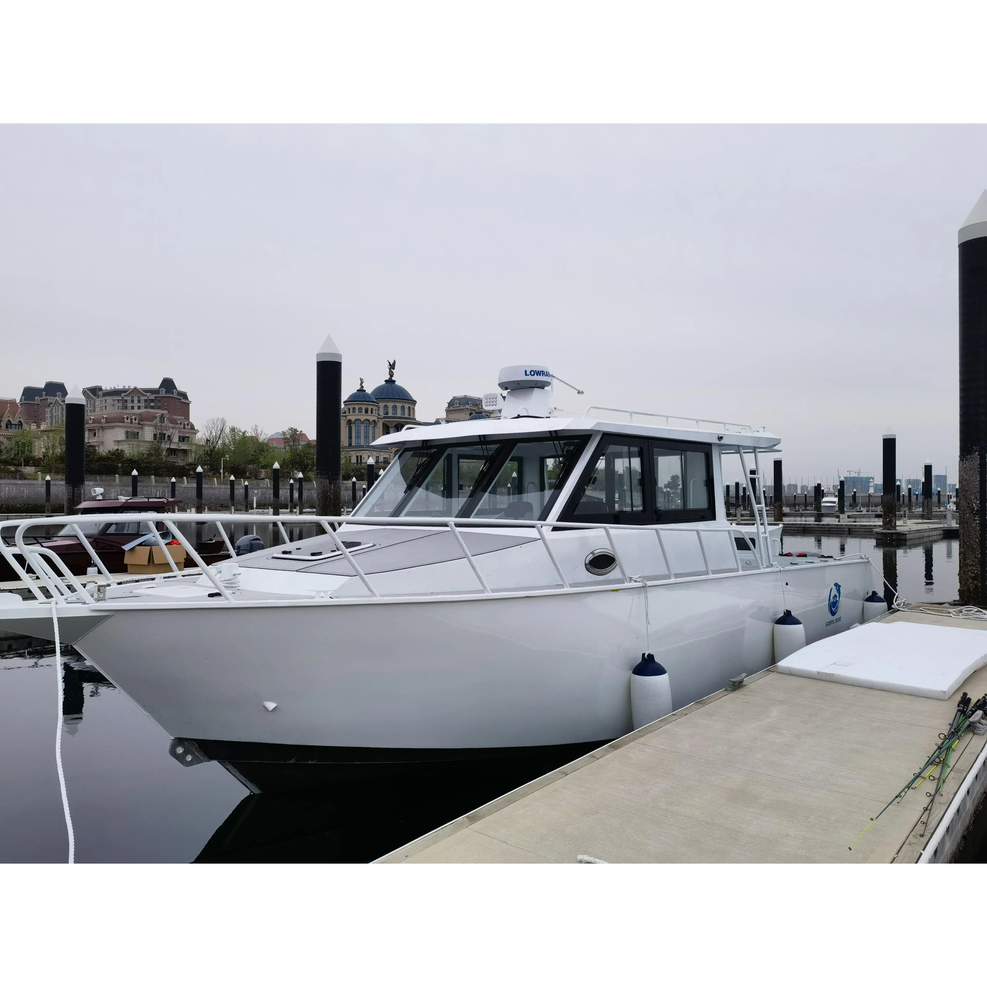 2022 Новая алюминиевая рыболовная лодка lifestyle-Глубокий V-образный вырез 11 м lifestyle алюминиевая яхта для продажи