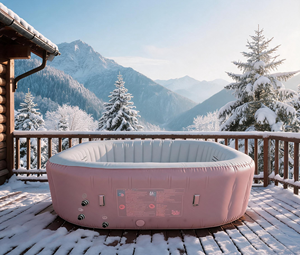 Piscine de récupération portable avec structure isolée, installation facile et bain SPA de thérapie par eau froide haut de gamme - Product Image 1