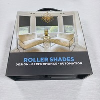 Livre d'échantillons de stores enrouleurs avec reliure à vis, couverture en cuir, service OEM, taille personnalisée, logo personnalisé, estampage à chaud, emballage protecteur