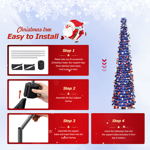 <span class=keywords><strong>ต้น</strong></span>คริสต์มาสทรงกลมสีน้ำเงินเข้ม แดง และขาว ขนาด 5 ฟุต พับเก็บได้ <span class=keywords><strong>ต้น</strong></span>ฮิบิสคัส <span class=keywords><strong>ต้น</strong></span>ไม้ตกแต่งสำหรับงานปาร์ตี้คริสต์มาส - Product Image 4