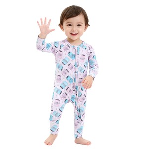 Tutina Invernale a Maniche Lunghe con Cerniera in Bambù per Neonati, Comoda per la Vita Quotidiana - Product Image 2