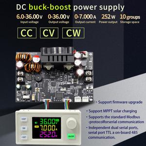 Module d'alimentation CC réglable XY3607F NC Buck Boost, tension et courant constants 7A 252W, régulateur de tension de charge solaire - Product Image 4
