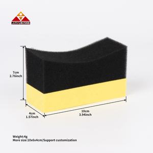 JYM-0072 personnalisé voiture cire éponge usine maison revêtement nettoyant de Surface avec fonction d'<span class=keywords><strong>angle</strong></span> d'essuyage pour les brosses de pneus et les détails - Product Image 3