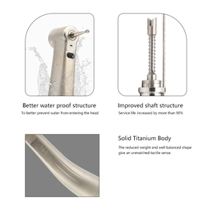 Pièce à main dentaire à rapport de réduction de 16:1 Dentus X10L avec couple élevé à fibre optique pour la dentisterie de précision - Product Image 5