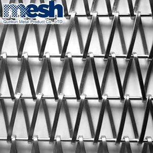 Mạ kẽm dây thép không gỉ lưới băng tải chuỗi dệt kỹ thuật dệt trơn cho màn hình vận chuyển kim loại thực phẩm - Product Image 6