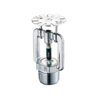 Système automatique de sprinkler vertical en fonte malléable argenté durable fabriqué en Chine, équipement d'extinction d'incendie de haute qualité