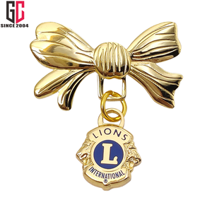 15 yıl fabrika özelleştirilmiş 3D galvanik yaka <span class=keywords><strong>Pin</strong></span> <span class=keywords><strong>Metal</strong></span> aslan kulübü rozeti yay el yapımı döküm tekniği özel zanaat hediye - Product Image 6