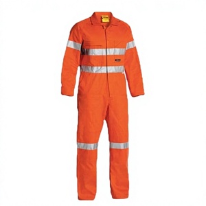 Chemise de travail à manches longues en coton réfléchissant certifiée CE antibactérienne haute visibilité pour les travailleurs du bâtiment - Product Image 1