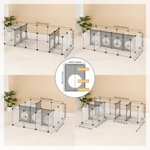 Thỏ Playpen Guinea Lợn Lồng Hamster Lồng Thú Vị Trò Chơi Lỗ Thiết Kế Cho Động Vật Nhỏ Vật Nuôi Lồng - Product Image 2