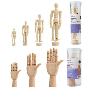 Doigts flexibles en bois Mannequin modèle Statue Mannequin à <span class=keywords><strong>main</strong></span> pour Displ <span class=keywords><strong>d</strong></span>écoration croquis <span class=keywords><strong>dessin</strong></span> peinture Weizhuang MZMS437 - Product Image 1