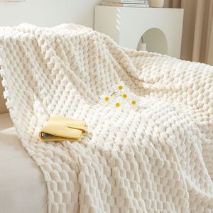 Honeycomb Velvet <b>Sofa</b> <b>Cover</b> 145-185CM Plush Anti Cat Scratch Full Coverage Living Room Modular <b>Sofa</b> Blanket - Product Image 3