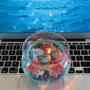 เทียนหอมรูปปลาทองในตู้ปลาไข่มุก ของขวัญวันเกิดสำหรับผู้หญิง เสริมโชคลาภ ปลาคาร์ฟ ตกแต่งบ้าน กล่องของขวัญ - Product Image 5