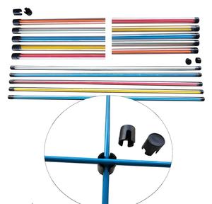 Bâton d'alignement <span class=keywords><strong>de</strong></span> <span class=keywords><strong>golf</strong></span> <span class=keywords><strong>de</strong></span> 120 cm avec adaptateurs en plastique pour un entraînement facile - Product Image 2