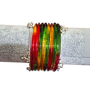 High Quality Trendy Womens Wedding Jelly Bangles Set <b>Crystal</b> Rhinestone Imitation Pearl Radiant Cut Islamic Peace Jewelry - Product Image 1