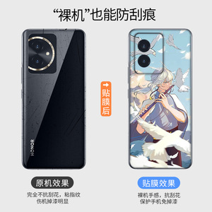 Film de protection arrière pour téléphone Huawei LX-C1558 avec autocollant de cadre, design cartoon pour la série Honor 100 - Product Image 4