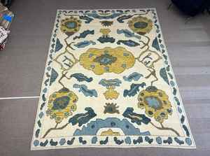 พรมนอกตุรกีทำด้วยมือแบบพรีเมี่ยมทันสมัยขนสัตว์100% มีลวดลายนามธรรมปรับแต่งได้ในราคาขายส่ง - Product Image 3