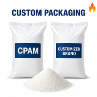 Polyacrylamide Cationique pour le Traitement des Eaux Usées Textiles, Poudre Floculante